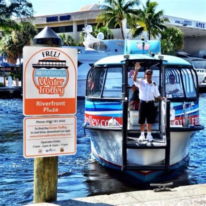 	Free water trolley links hot spots on Fort Lauderdale’s New River	