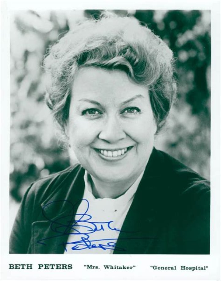 ‘General Hospital’ Actress Beth Peters Dies at 92 | Lifestyles
