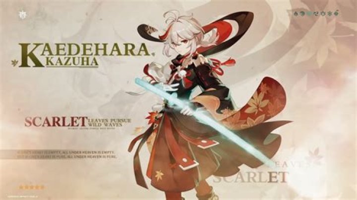 Genshin Impact 1.6: Kaedehara Kazuha Announced