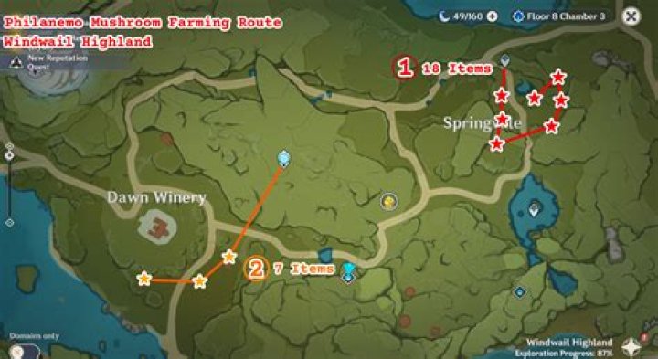 Genshin Impact: Philanemo Mushroom Location