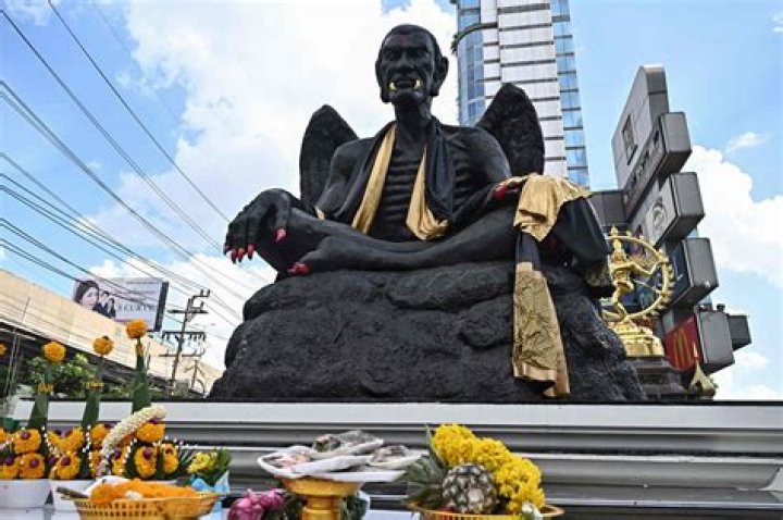 Giant gargoyle-like statue stirs controversy in Bangkok: is it lucky or sacrilegious?