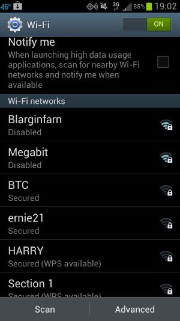 Home WiFi Network Disabled | Android Central