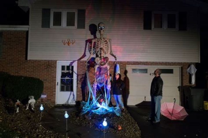 How a 12-foot skeleton became the hottest Halloween decoration around