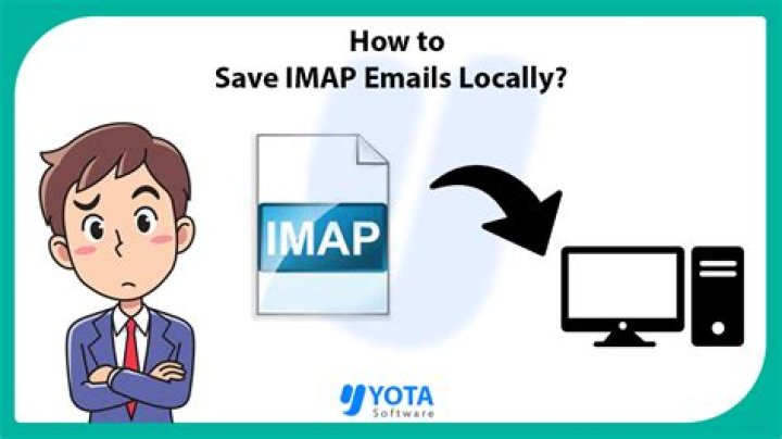 How can I store mail locally using IMAP?