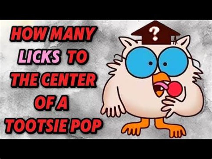 How Many Licks to Get to the Center of a Tootsie Pop