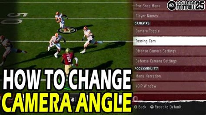 How to change camera angles in the Park?