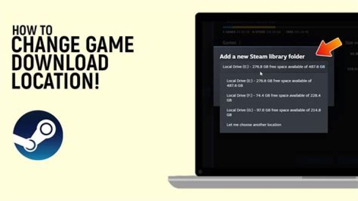 How to Change Game Download Location in Steam