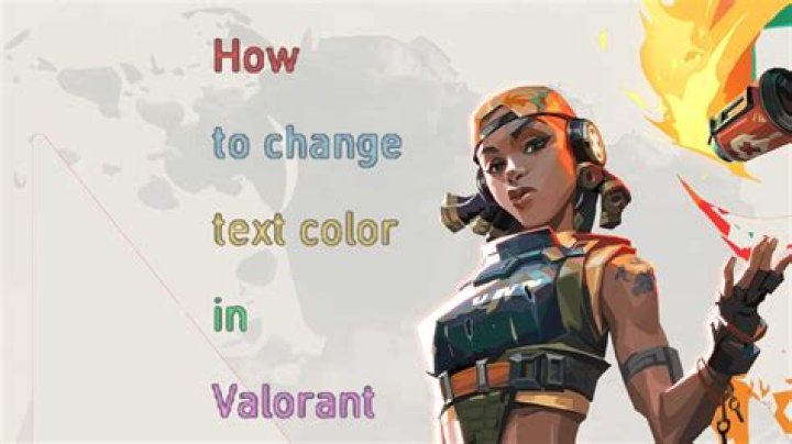 How to change text color in Valorant chat: font color codes