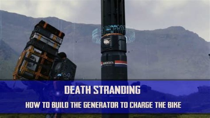 How to Charge the Bike in Death Stranding
