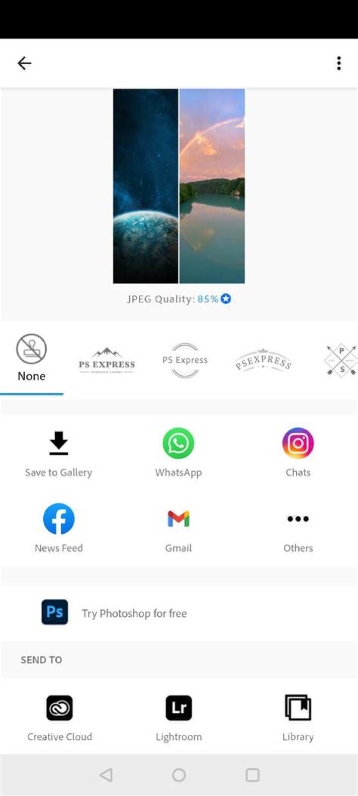 How to Combine Photos on Android