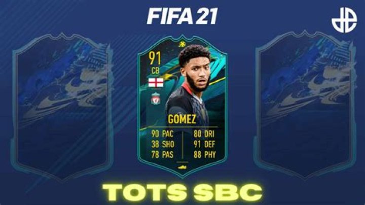 How to complete Joe Gomez FIFA 21 TOTS Moments SBC: solutions & cost