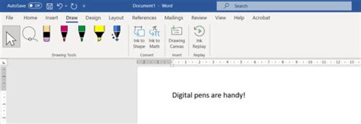 How to Draw Using Pen Tools in Microsoft Word