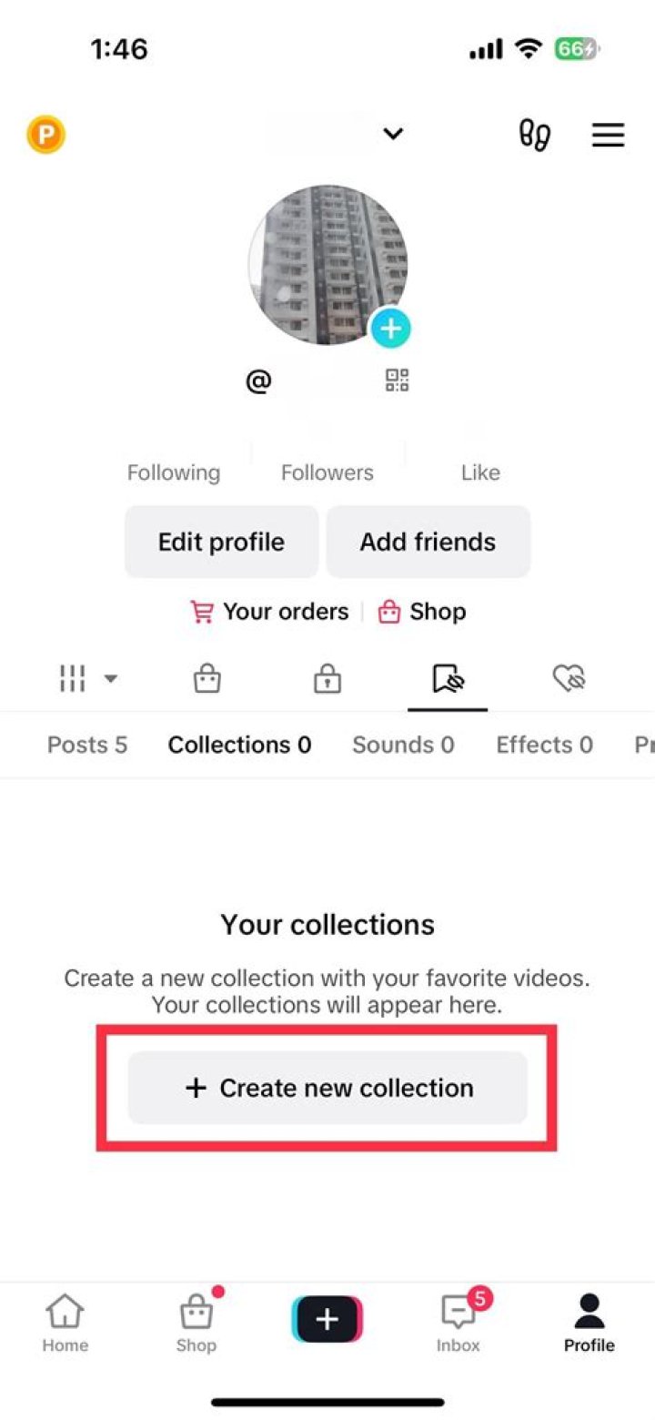 How to find Favorites on TikTok