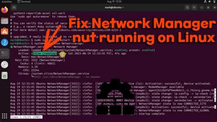 How to Fix NetworkManager Not Running on Linux