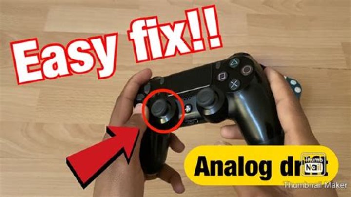 How to Fix PS4 Controller Analog Stick Drift