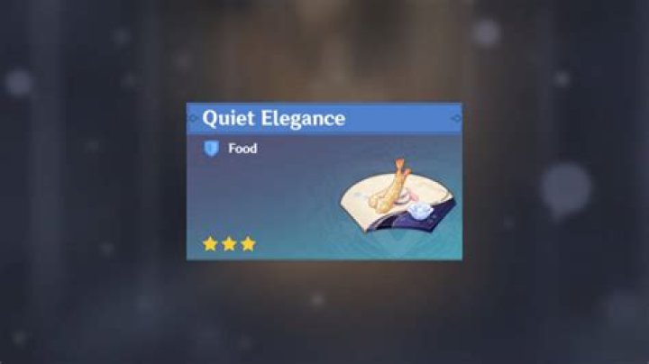 How to Make Quiet Elegance Recipe