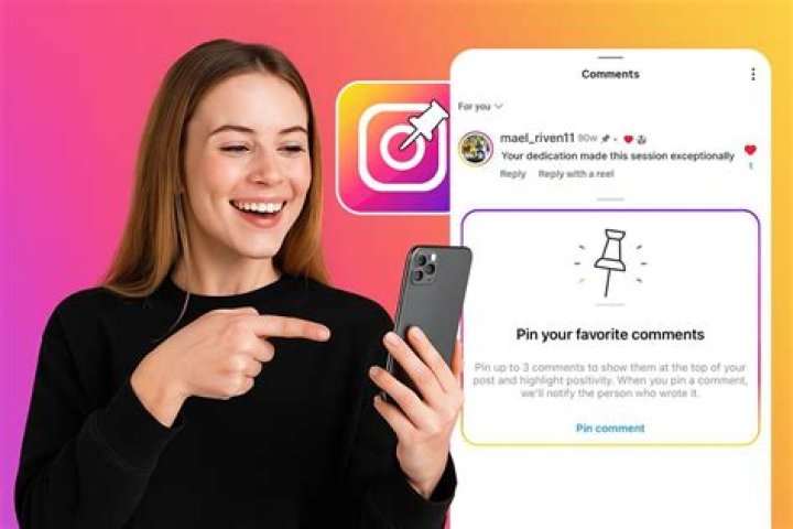 How to pin a comment on Instagram