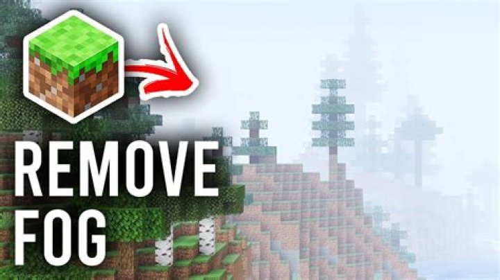 How to remove fog in Minecraft 1.19 update?