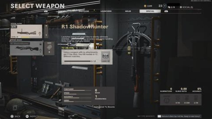 How to Unlock R1 Shadowhunter Crossbow in Warzone