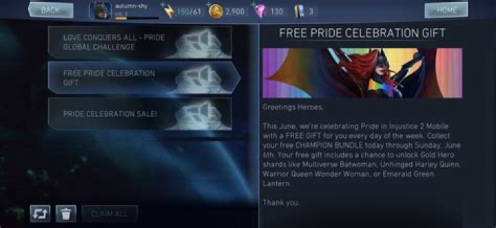 Injustice 2 Mobile dev apologies for Poison Ivy Pride Month promotion