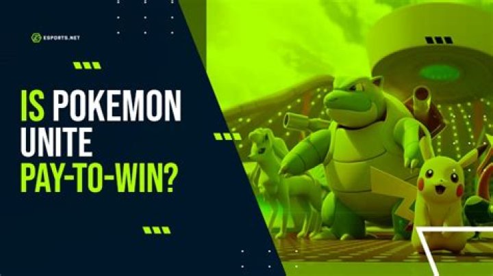 Is Pokémon UNITE Pay to Win?