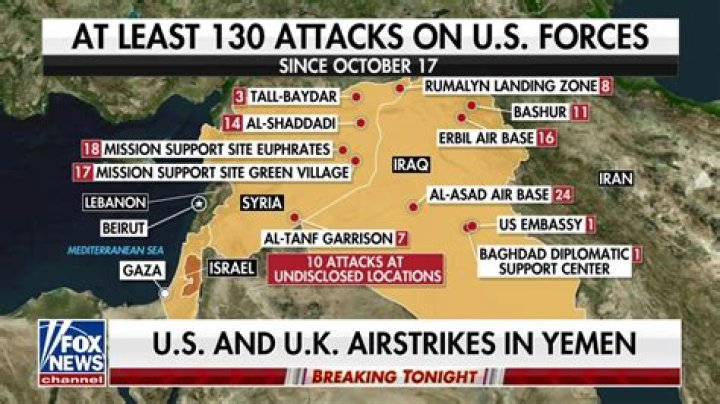 Joint US-British airstrikes in Yemen kills at least 16 in response to Houthi attacks