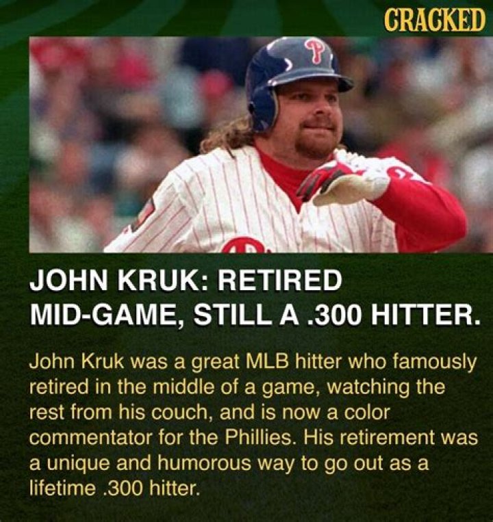 	KRUK QUITS IN MID-GAME	