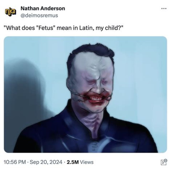 	LATIN DEFINITION OF FETUS OUTDATED	