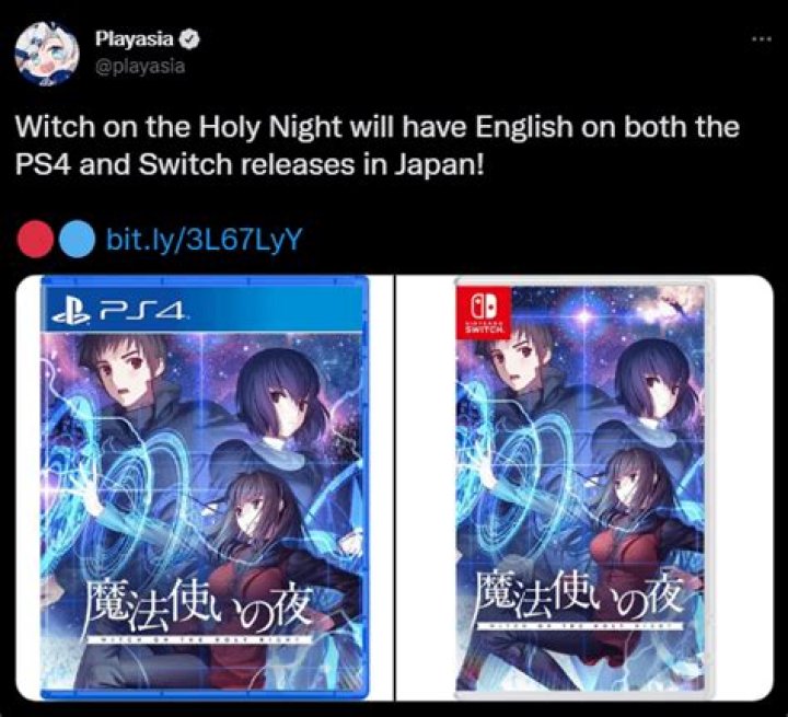 Legendary Visual Novel Mahoutsukai no Yoru for PS4 & Switch Gets Release Date & First Trailer
