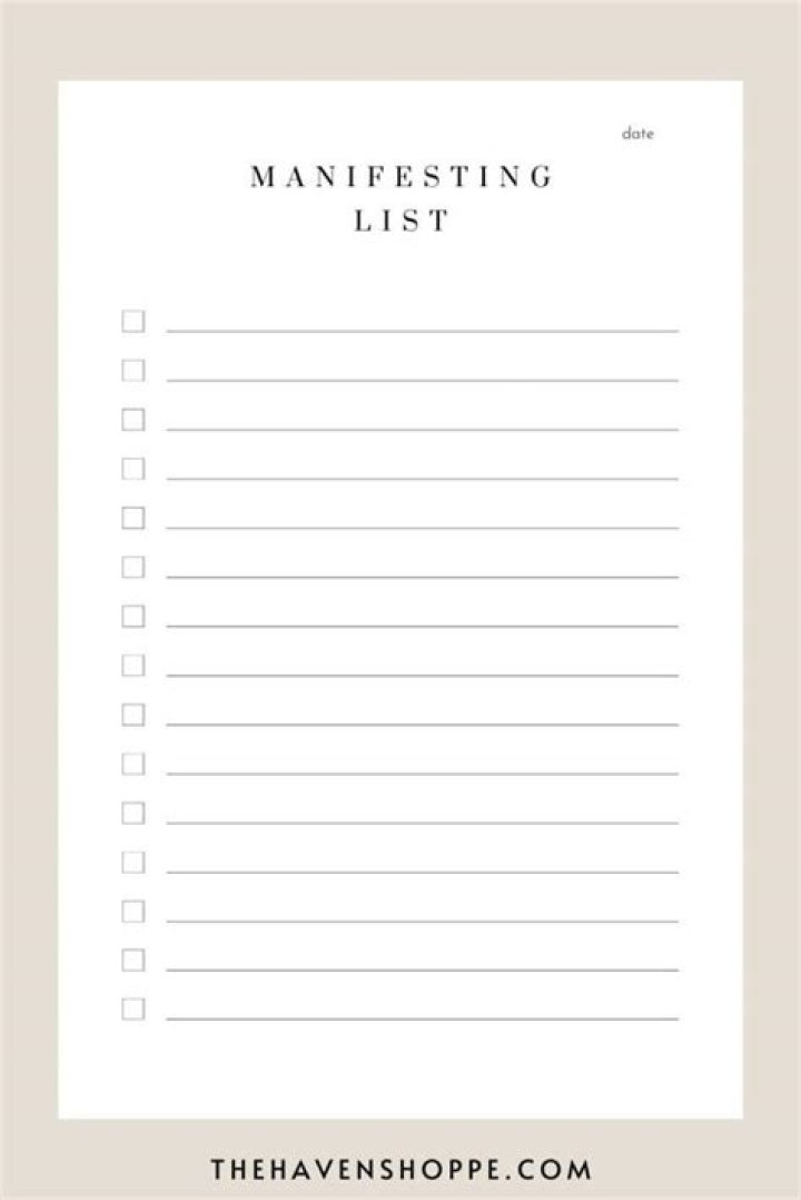 Manifest List