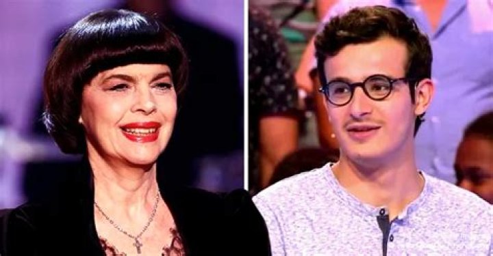 Mireille Mathieu Et Son Fils Adoptif