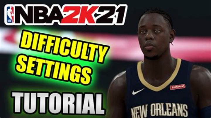 NBA 2K21: How to Change MyCareer Difficulty