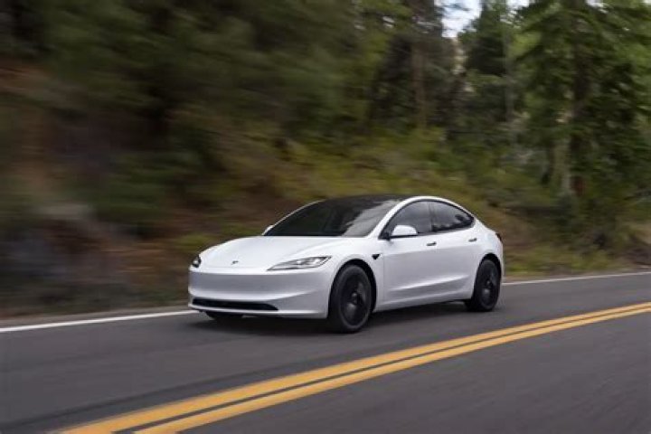 Nessa Barret reveals first look at her brand new Tesla Model 3