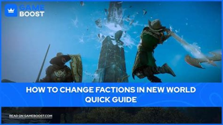 New World: How to Change Factions