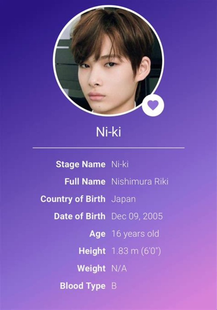 Niki (ENHYPEN): Profile, Age, Birthday, Height, Ideal Type, Family