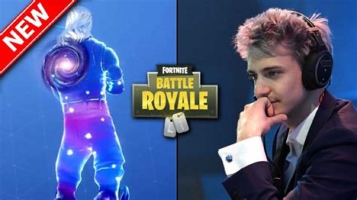 Ninja reveals brand new Galaxy Fortnite back-bling, pickaxe, and glider set live on stream