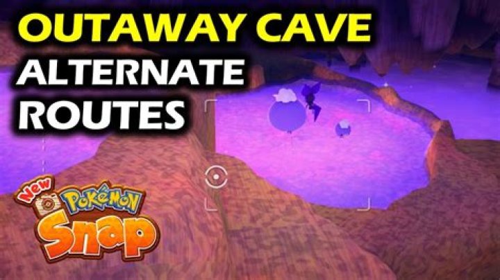 Outaway Cave Alternate Routes in Pokemon Snap