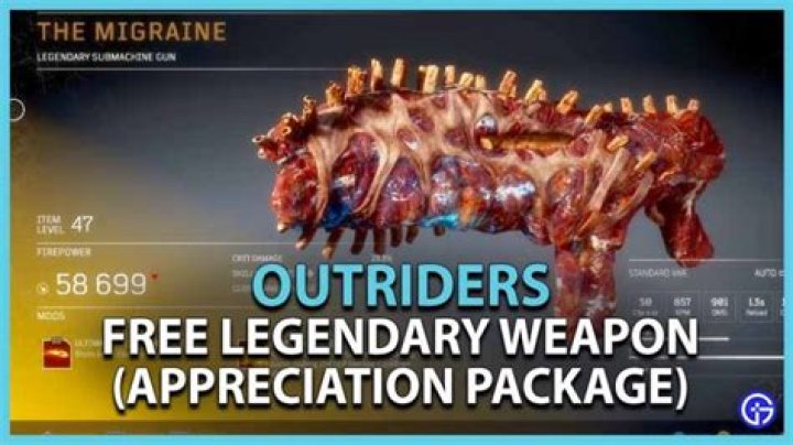 Outriders: How to Get Free “Appreciation Package” Legendary Weapon