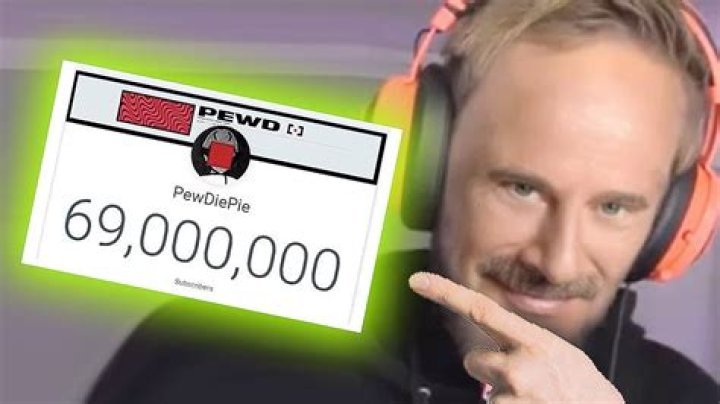 PewDiePie hits new goal of 69696969 million subscribers