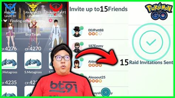 Pokemon GO Invite to Raid Details: How to Invite Friends