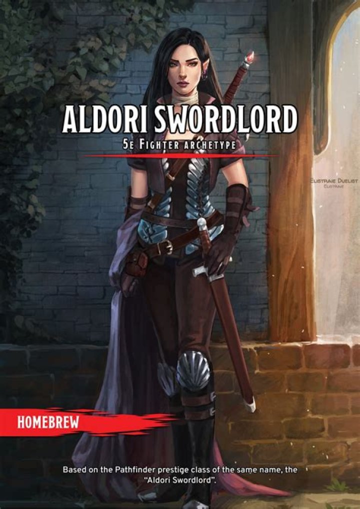 Proposal: Fighter Archetype - Swordlord