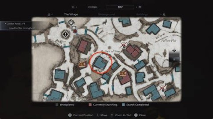 Resident Evil Village red chimney location guide