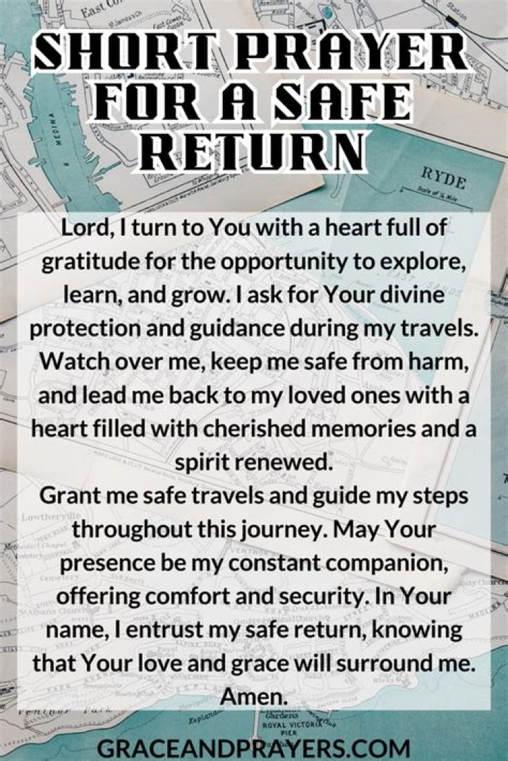 Safe Return Home Prayer: A Guide For Peaceful Journeys