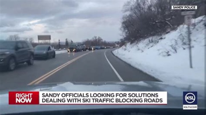 Sandy officials looking for solutions dealing with ski traffic blocking roads