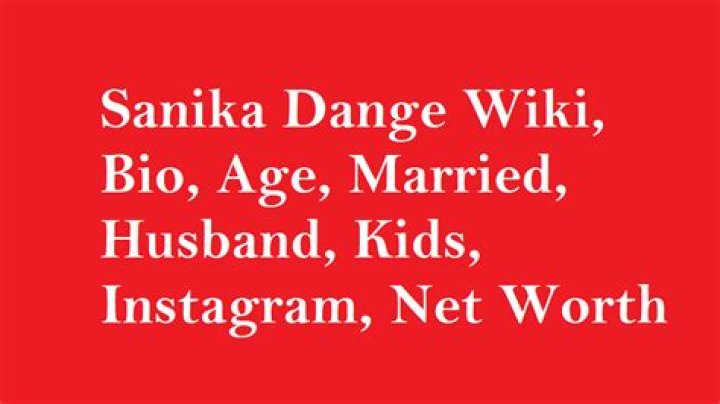 Sanika Dange Age, Wiki Bio, Parents, Height, Salary, Married, Husband