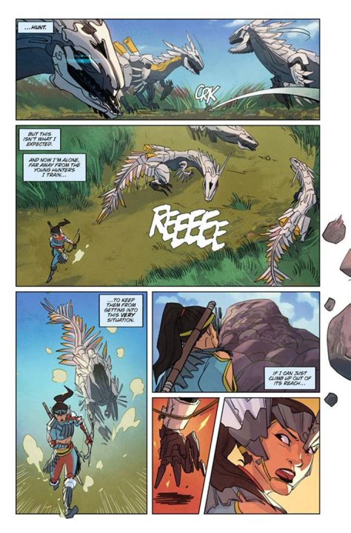 See 4 exclusive pages from Titan Comics’ Horizon Zero Dawn
