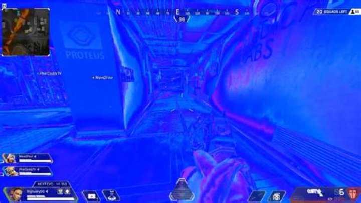 Shaders bug in Apex Legends turns entire game bright blue