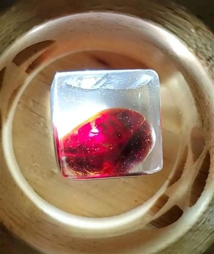 Shell shocked: Chinese woman stunned by translucent 20-year-old boiled egg that time forgot which turned into a blood-red ‘ruby’
