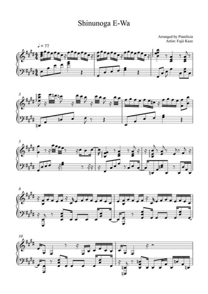 Shinunoga E-Wa Letras - Shinunoga E-Wa Traducciones