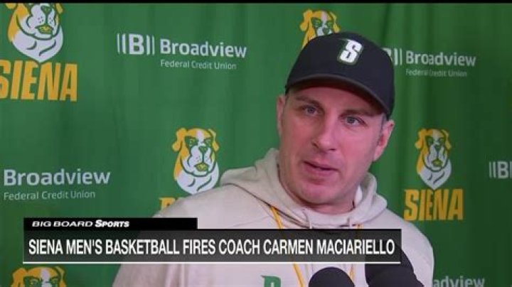 Siena fires coach Carmen Maciariello | National